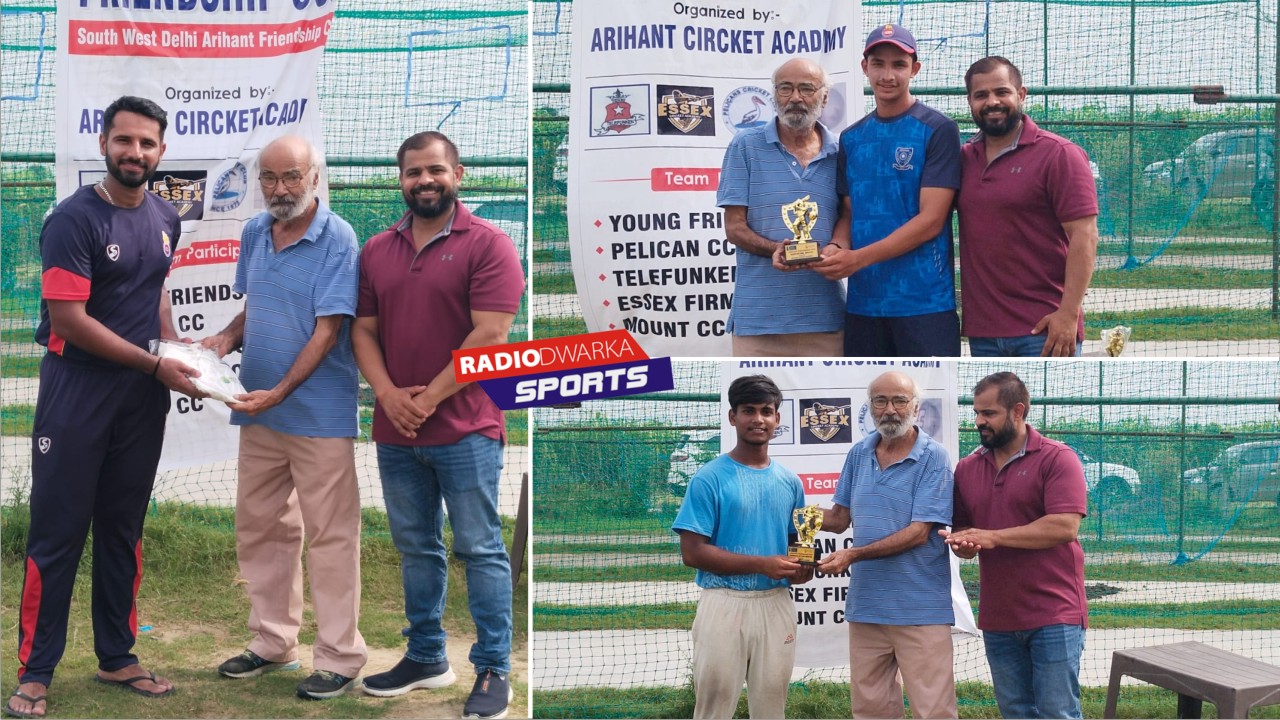 Essex Farms Cricket Club Secures Victory with a 10-Wicket Win in Arihant  Friendship Cup Opener Against Young Friends Cricket Club - Dwarka Sports -  Radio Dwarka